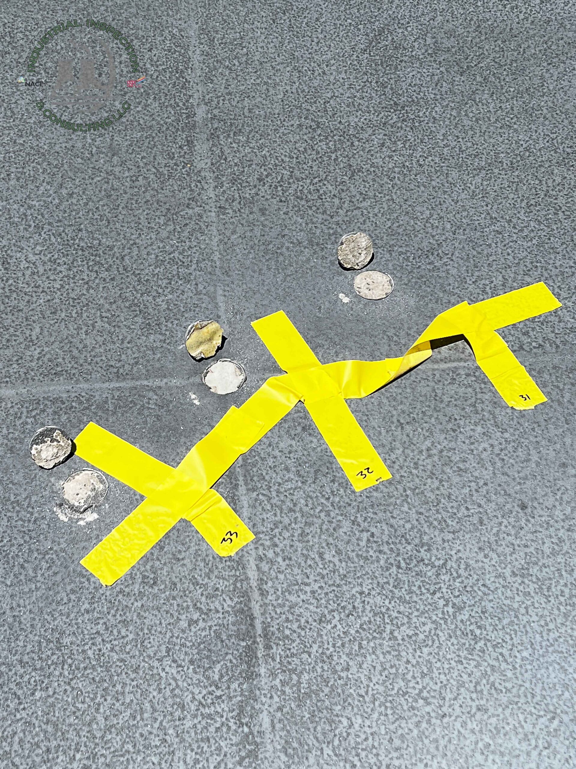 Results of adhesion testing on floor coating